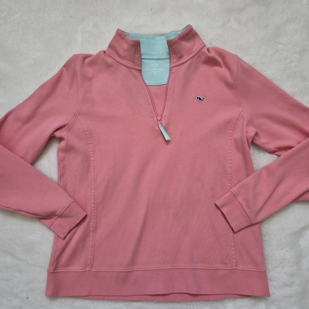 Vineyard Vines 1/4-Zip Pullover Size M - Picture 3 of 12
